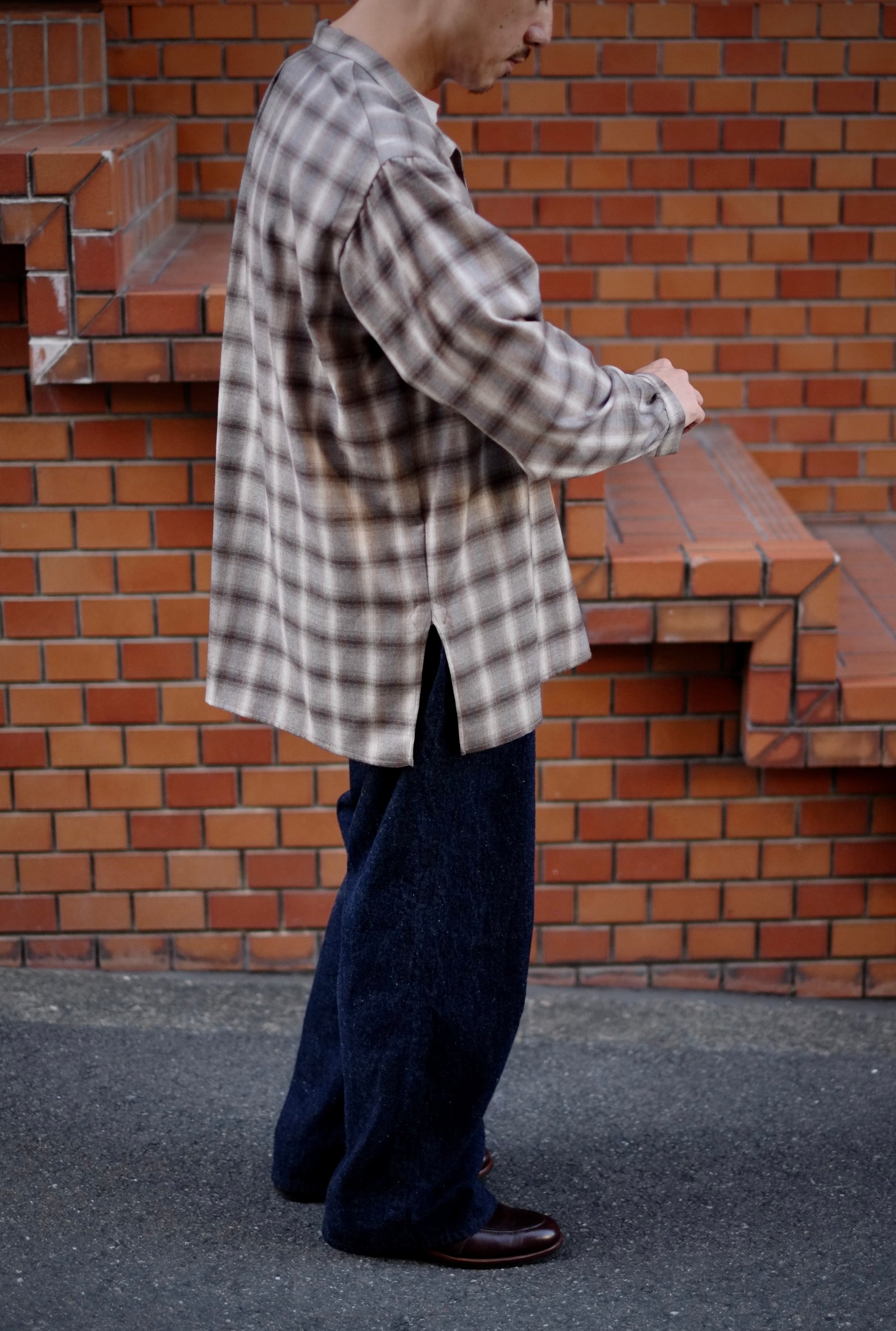 SARTO - SKIPPER SHIRT（OMBRE CHECK） – CREUSEURS