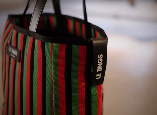LE TINGS - KENTE TOTE BAG