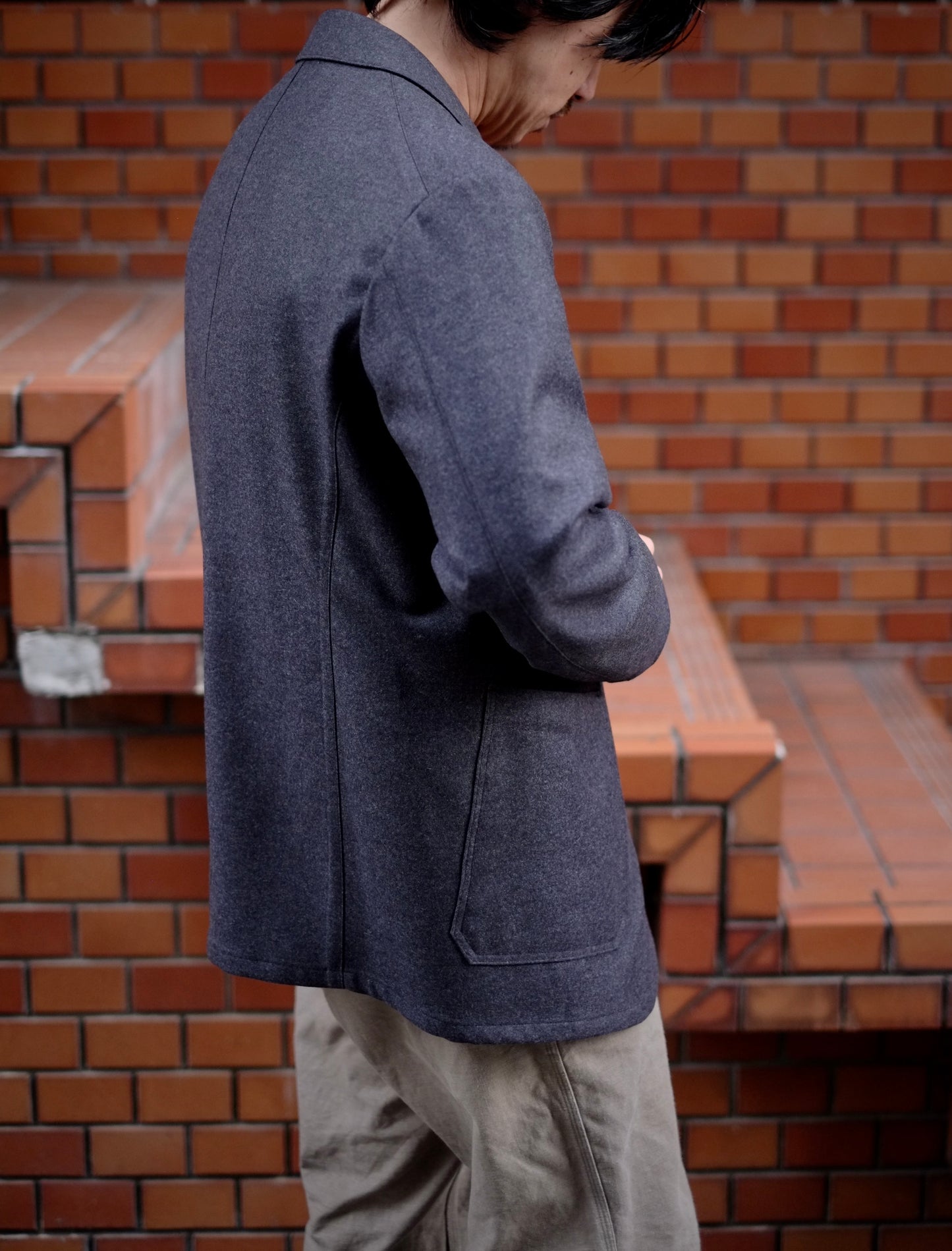 25AW HEUGN - Henrri Gray Flannel / JACKET038