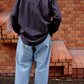 25AW Motiv Mfg - Pleat denim Trousers (Lt indigo)