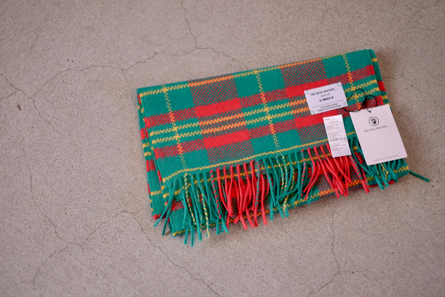 25AW The Inoue Brothers - Market Check Scarf