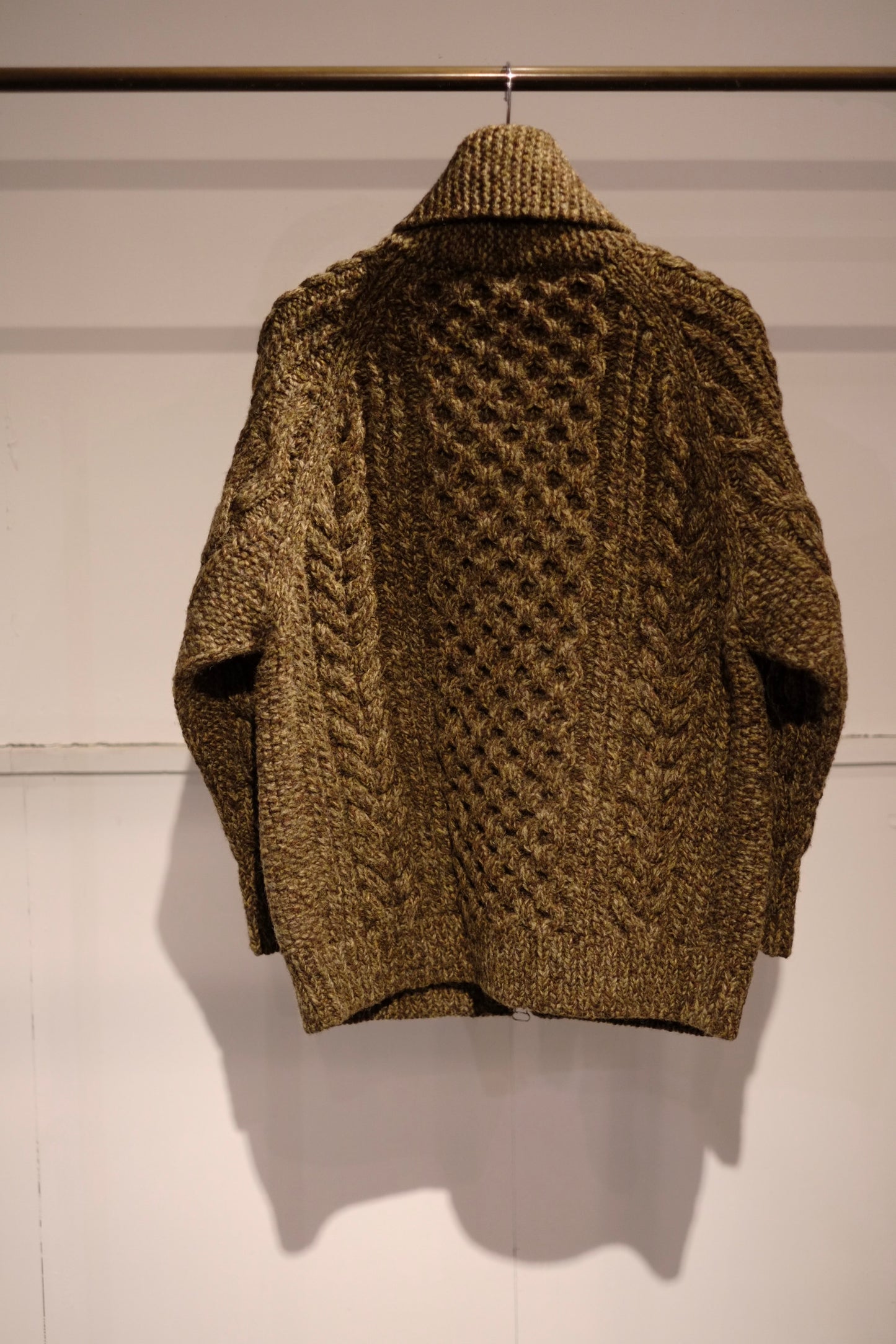 25AW slopeslow - aran cowichan sweater (Jamieson's Shetland wool HAND KNITTING)