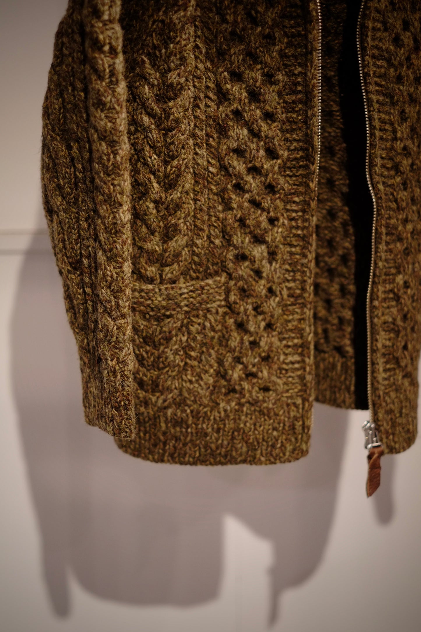 25AW slopeslow - aran cowichan sweater (Jamieson's Shetland wool HAND KNITTING)
