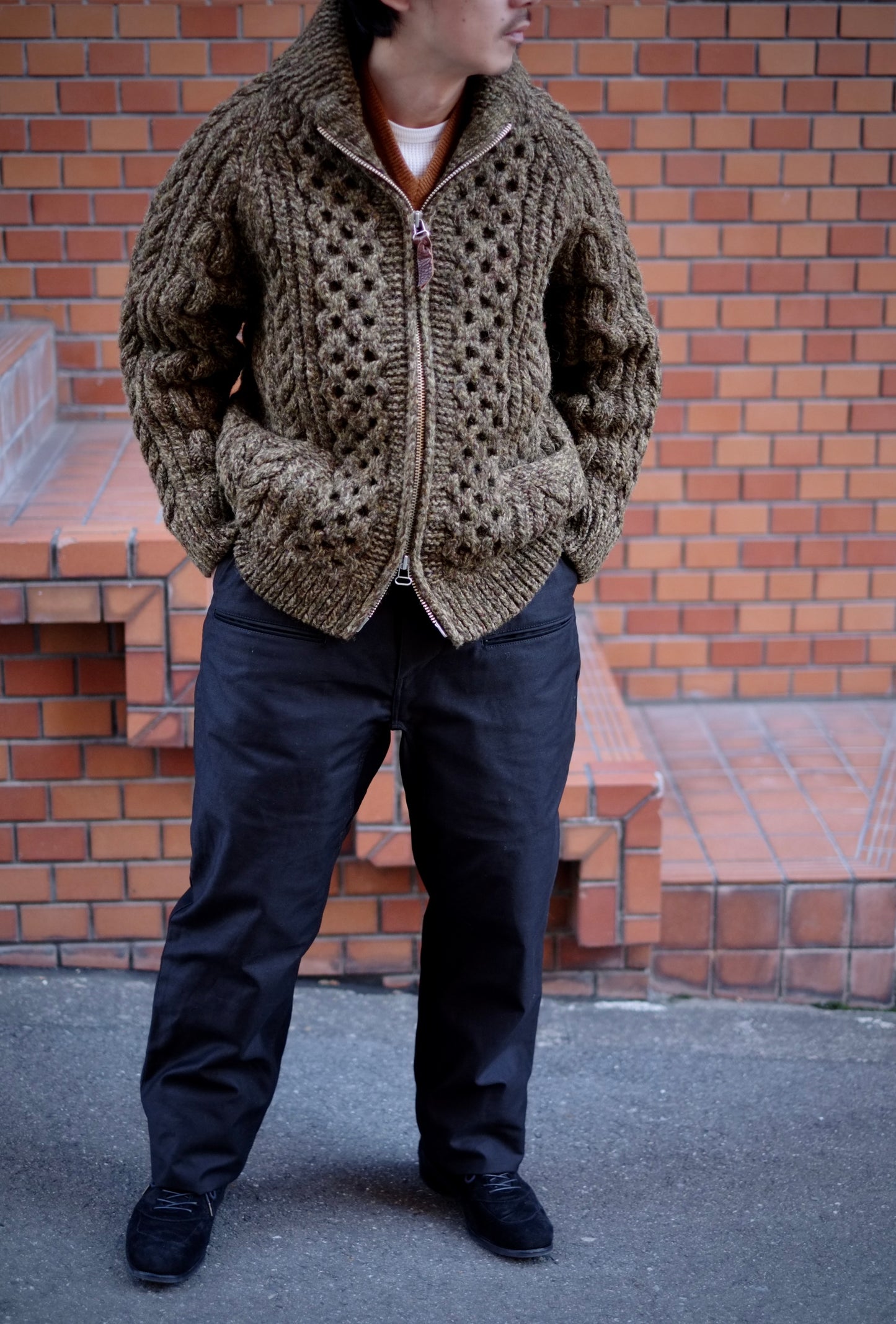 SASSAFRAS - Wheel Barrow Pants(Back Satin)