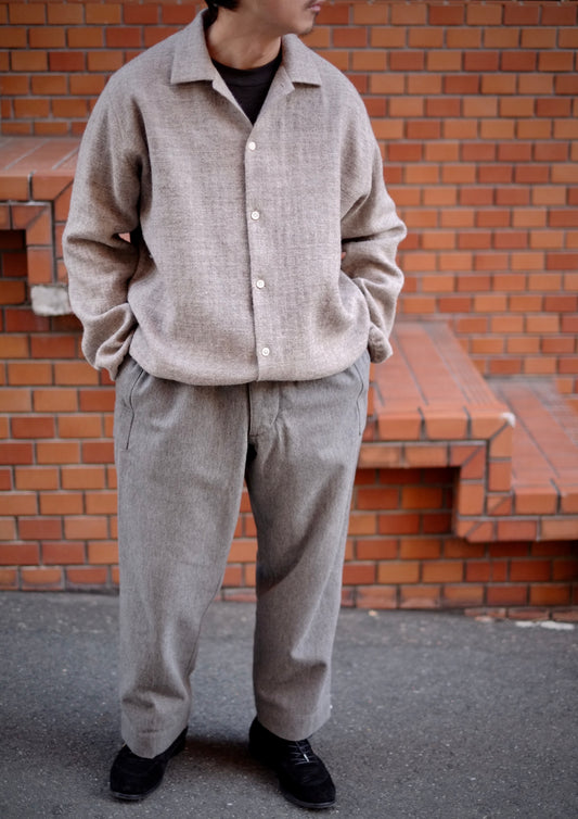 KIMURA - cardigan shirt with collar