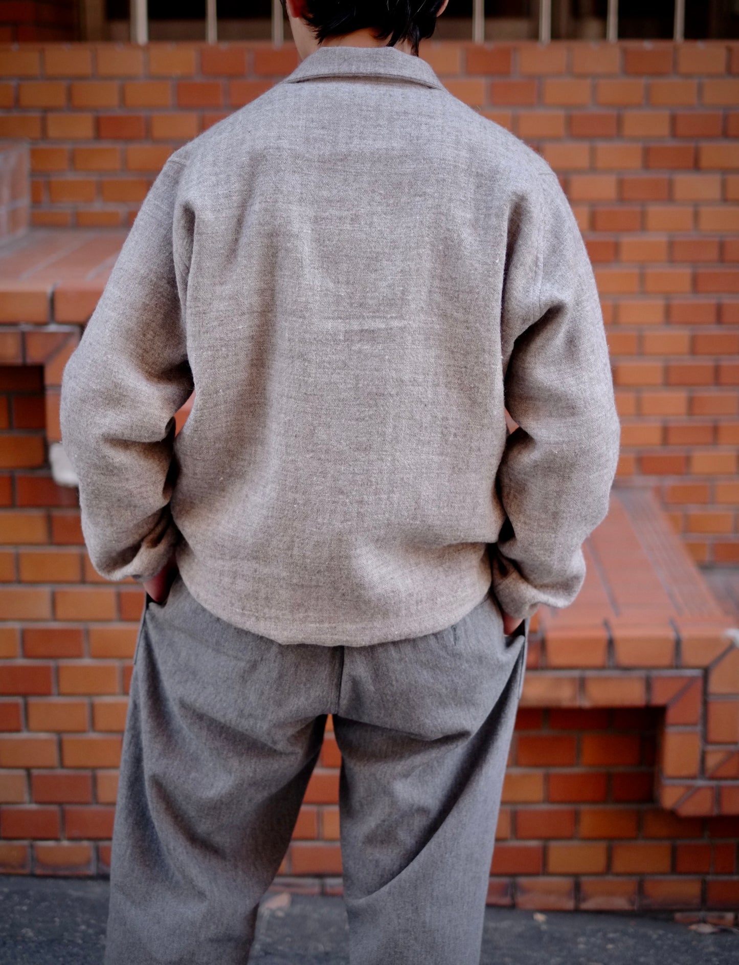 KIMURA - cardigan shirt with collar