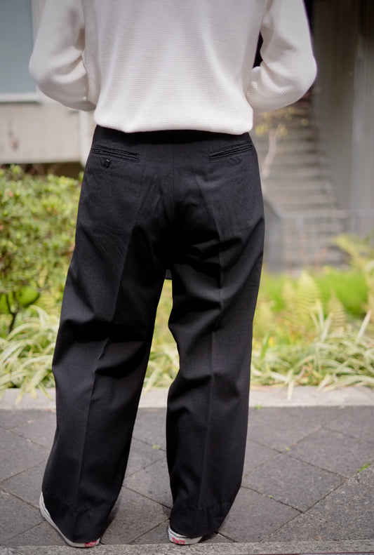 BAUTH - WOOL 2TUCK TROUSERS