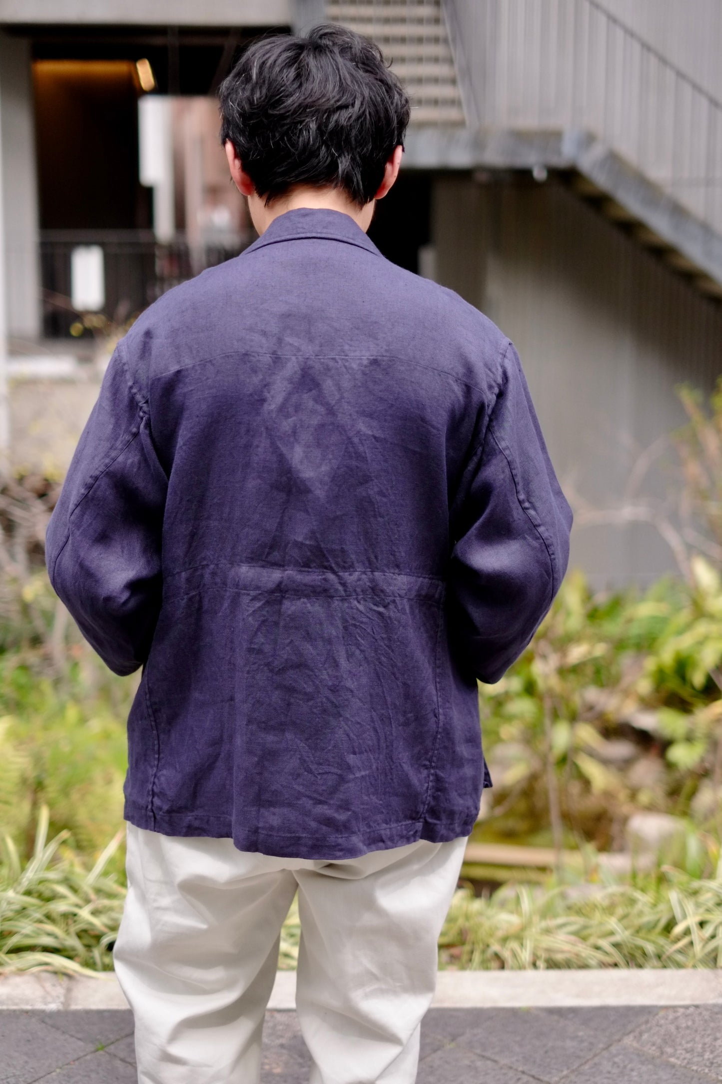 BAUTH - LINEN MILITARY JACKET