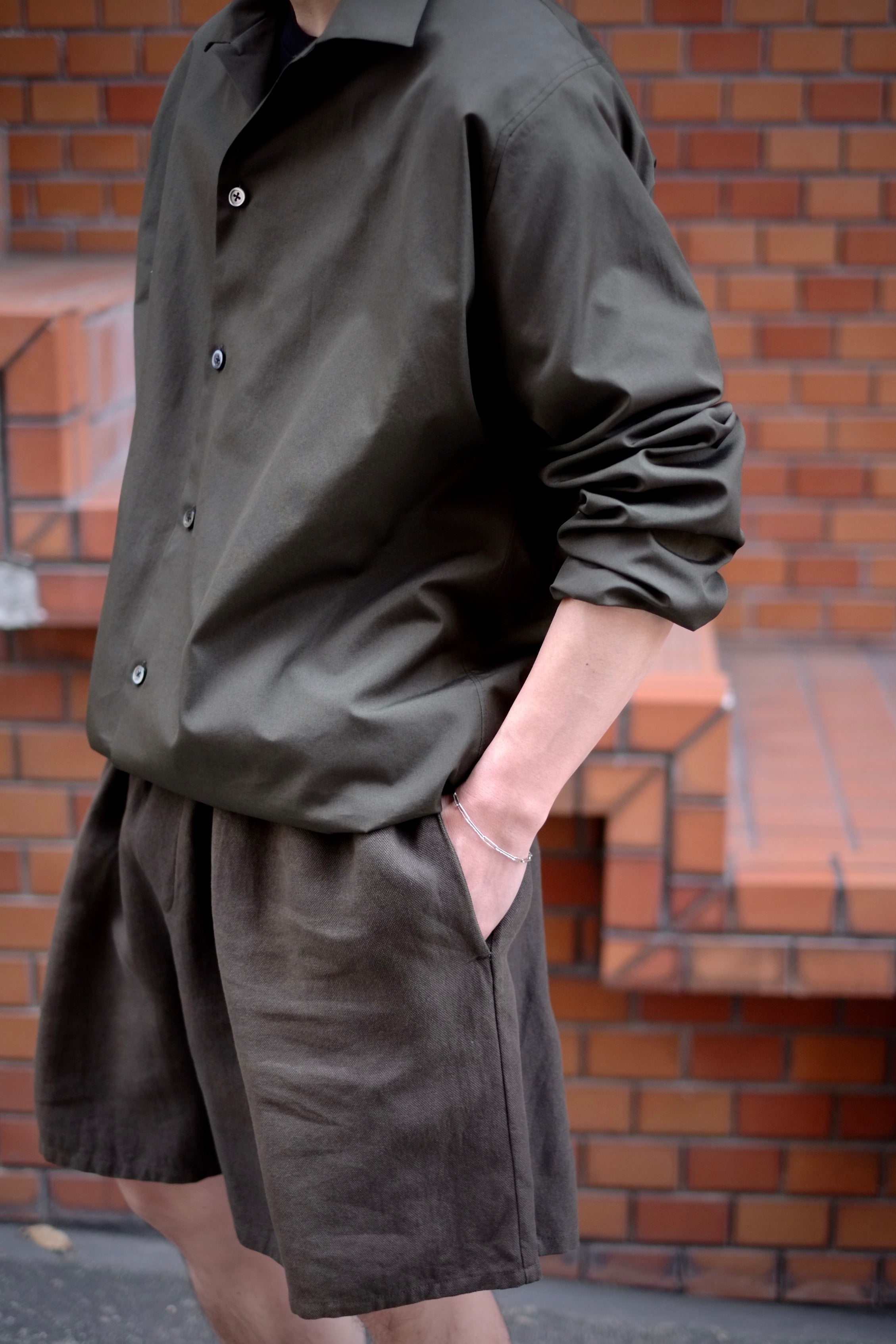 KIMURA - cardigan shirt with collar – CREUSEURS