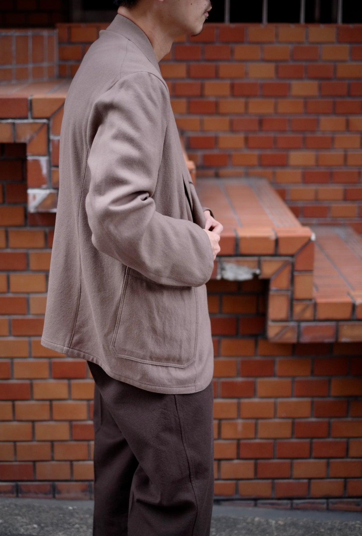 HEUGN - JACKET051 / Henri wool saxony