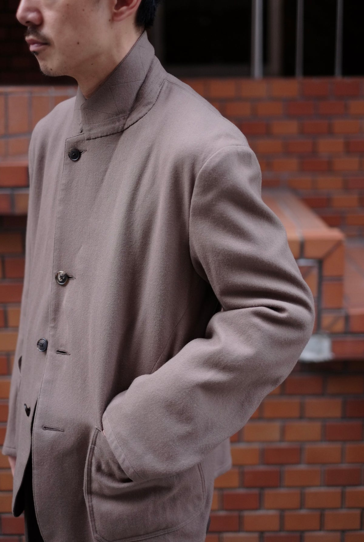 HEUGN - JACKET051 / Henri wool saxony