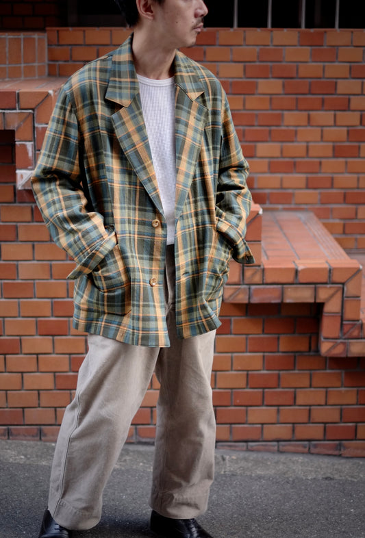 Pelemele - COVERALL JACKET (Twill Check)