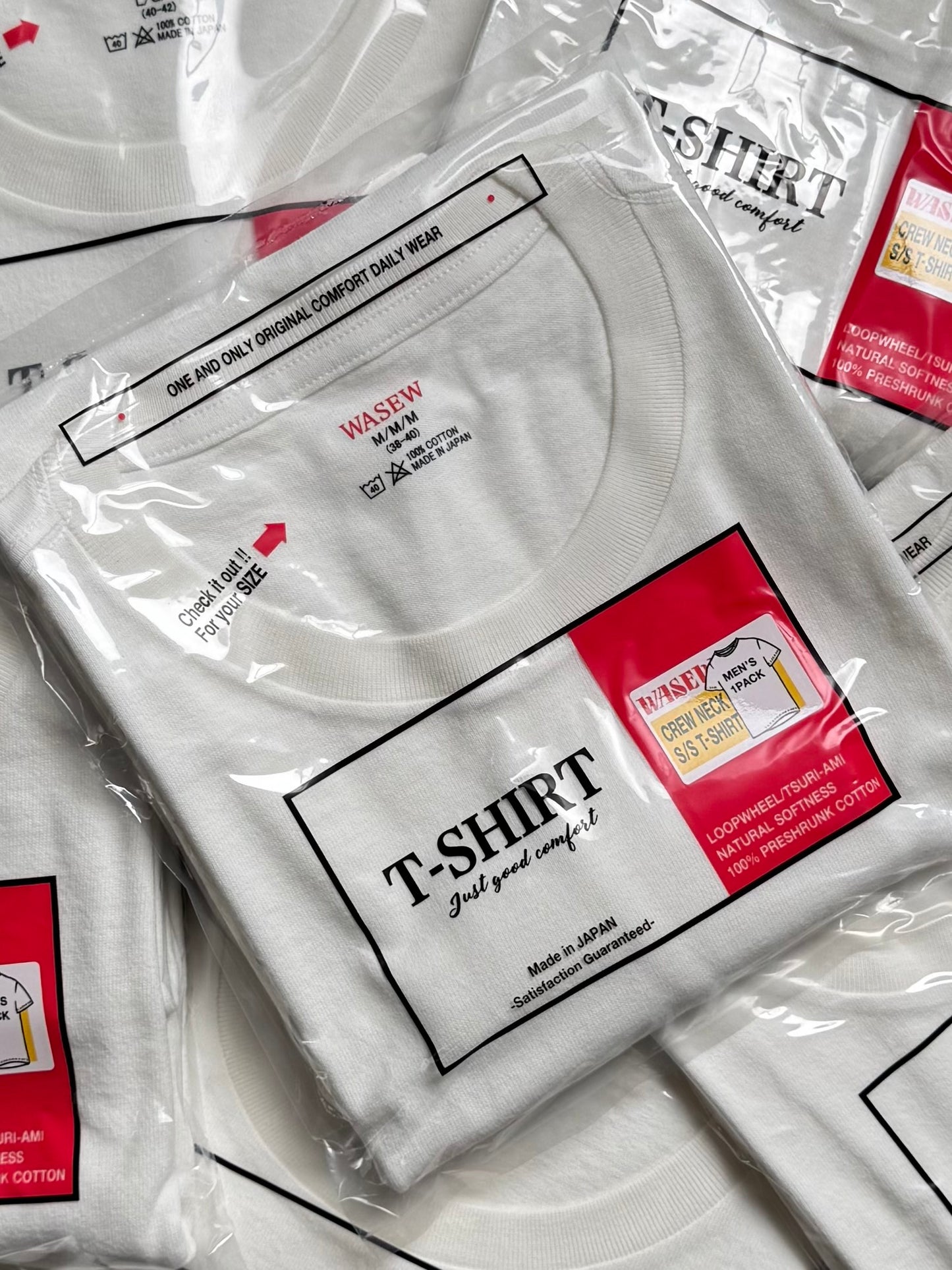 『 再入荷 』WASEW - CREW NECK S/S PACK TEE