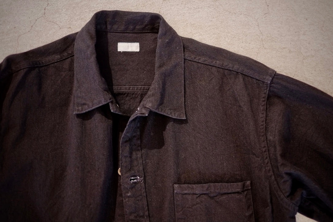 25AW BAUTH - BLACK TWILL BLOUSON