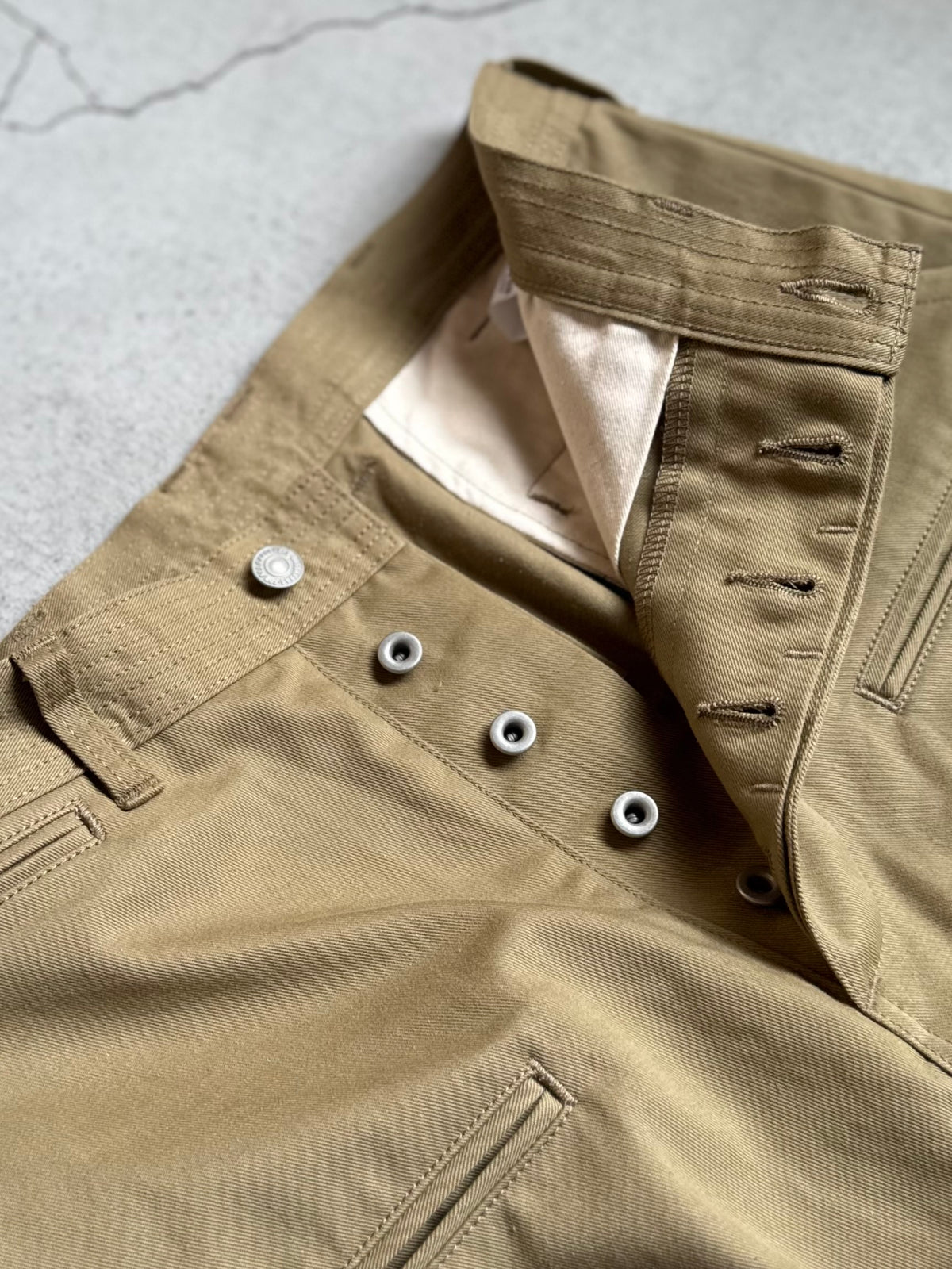 SASSAFRAS - Wheel Barrow Pants (Slub Chino)