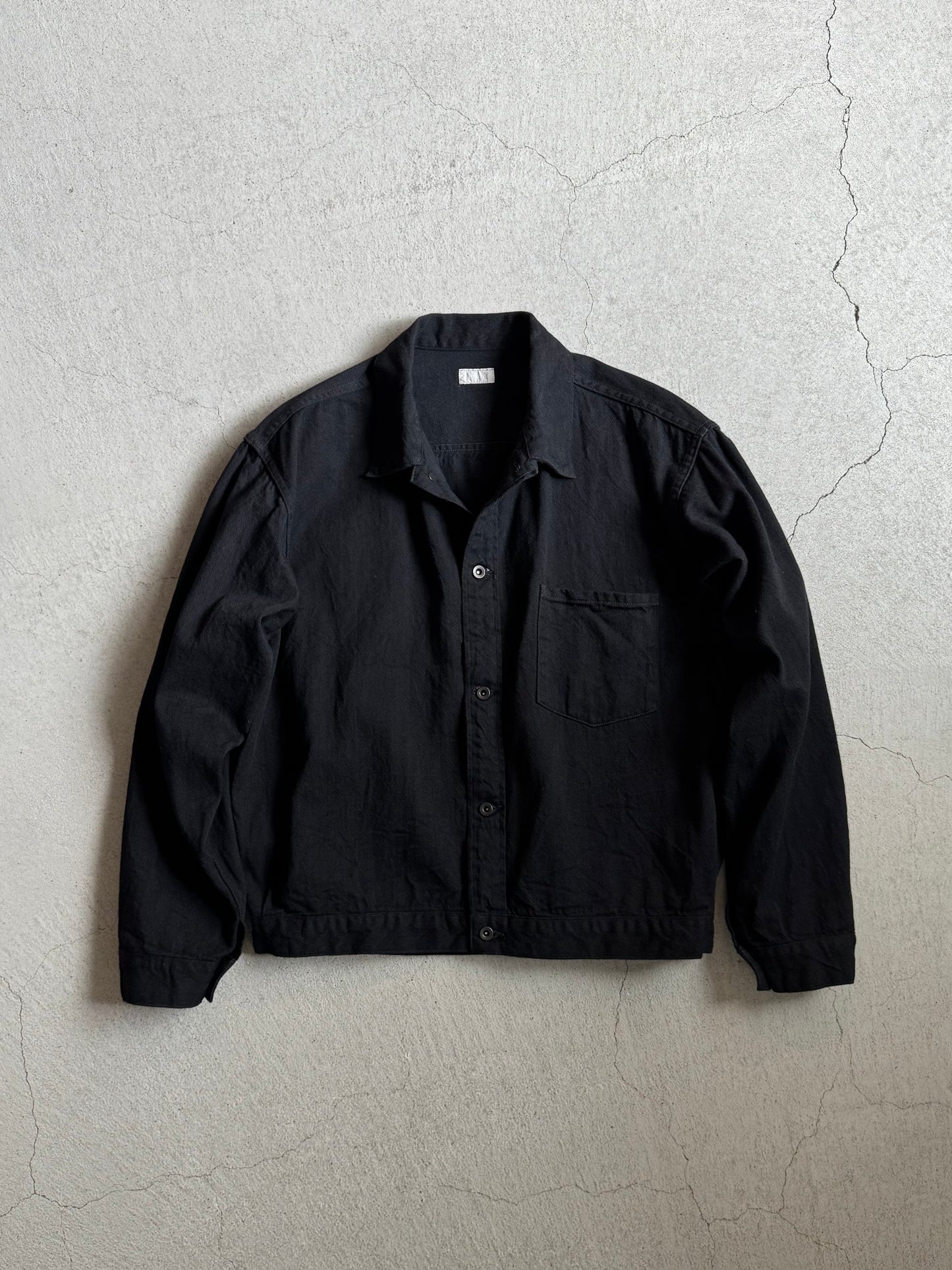 25AW BAUTH - BLACK TWILL BLOUSON