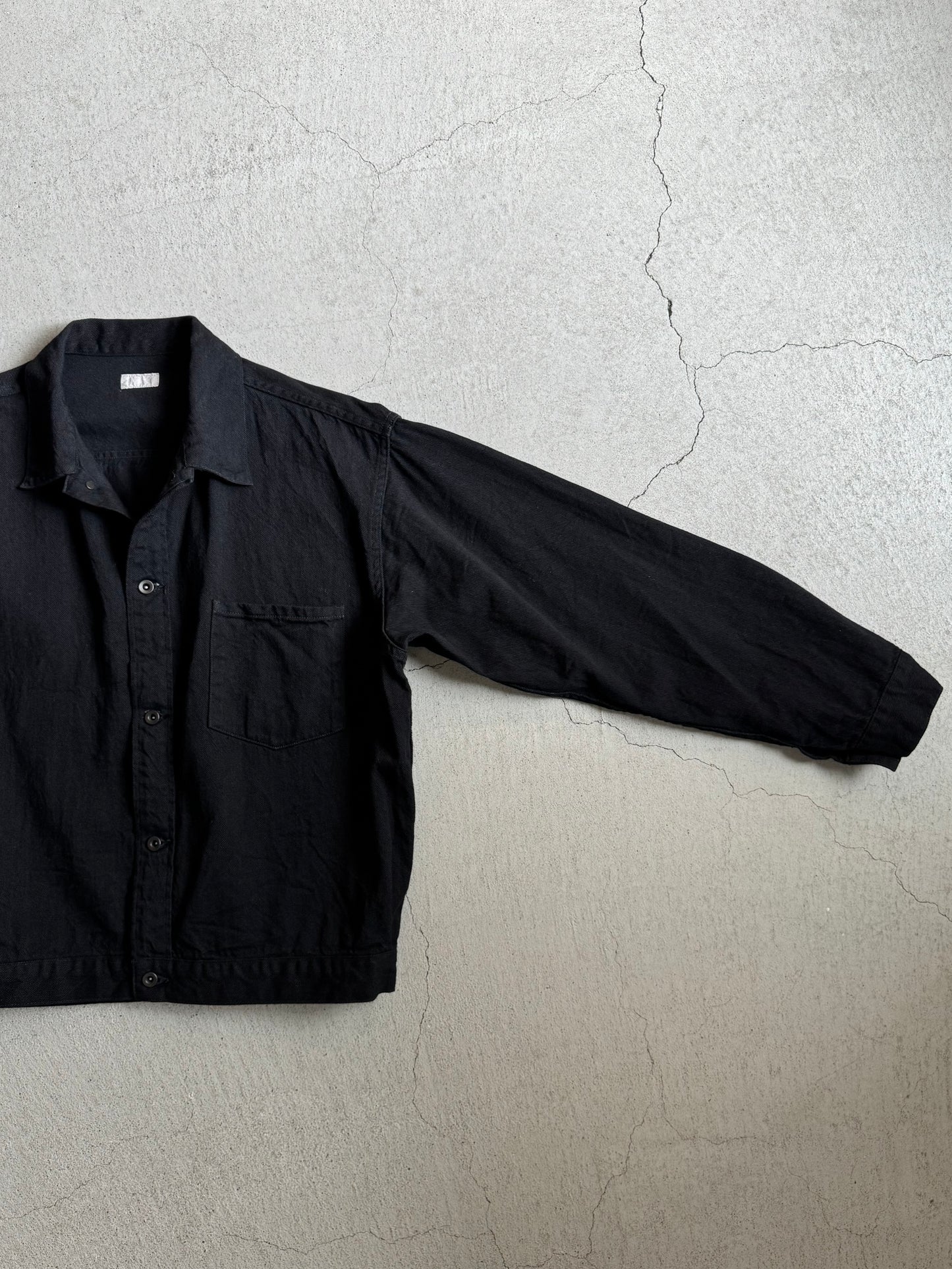25AW BAUTH - BLACK TWILL BLOUSON
