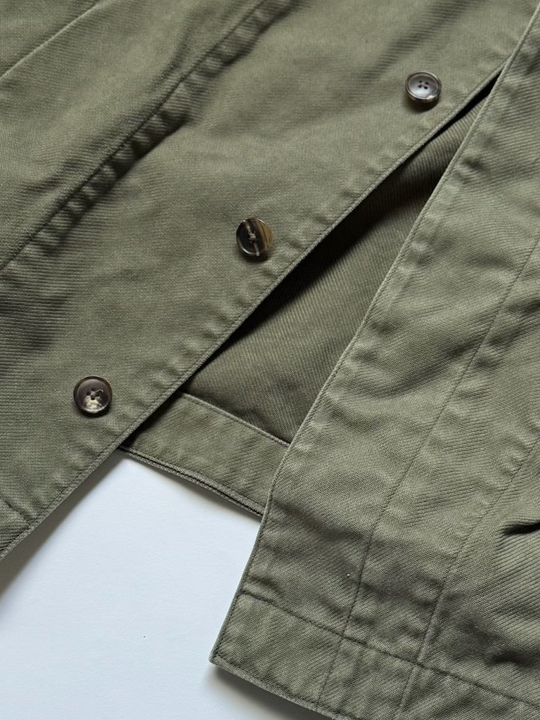 26SS HEUGN - COTTON over dye military / COAT091