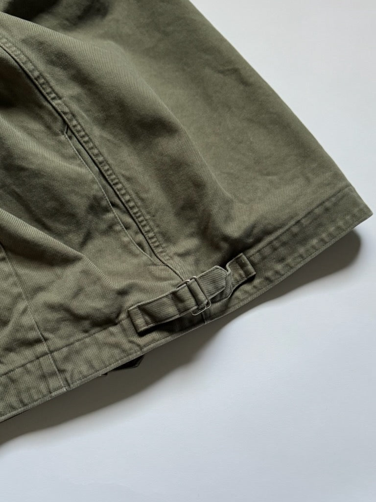 26SS HEUGN - COTTON over dye military / COAT091