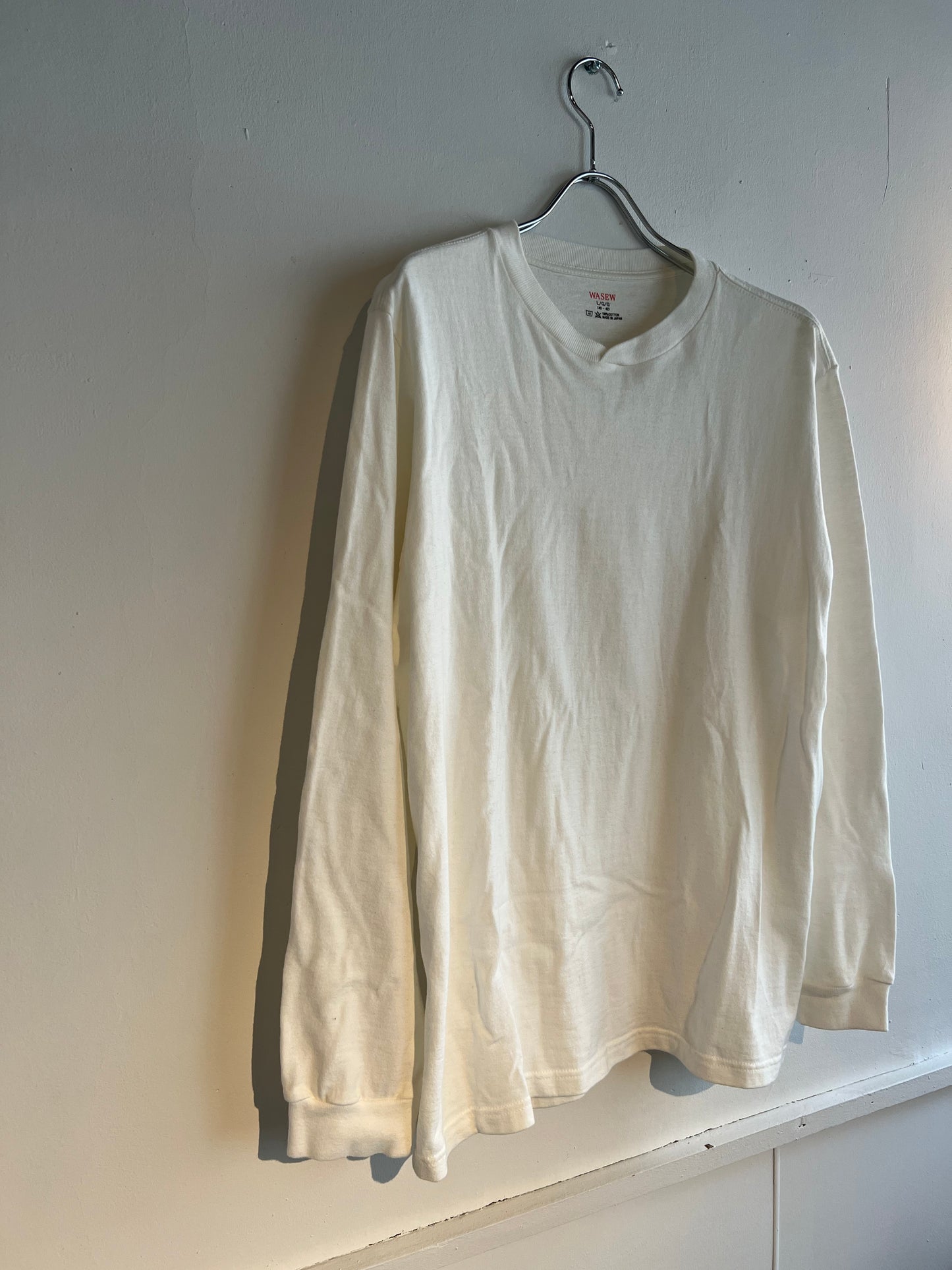 WASEW / ワソ-  "CREW NECK L/S PACK TEE "