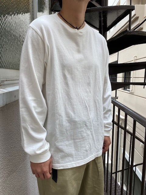 WASEW / ワソ-  "CREW NECK L/S PACK TEE "